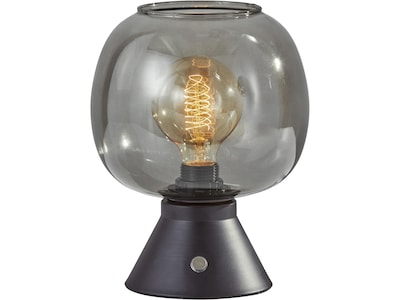 Adesso Ashton Incandescent Table Lamp, Matte Black (3436-01)