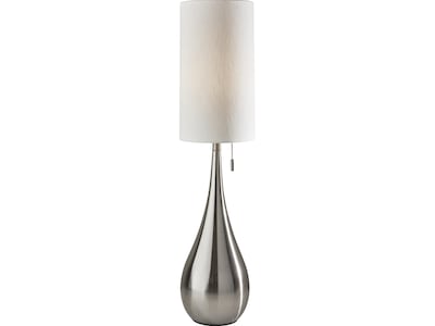 Adesso Christina Table Lamp, Brushed Steel (1536-22)