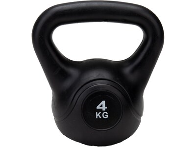 Mind Reader 8.8 lbs. Kettlebell, Black (KBELL4KG-BLK)