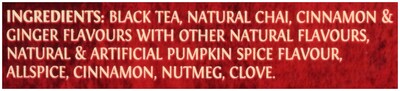 Twinings Winter Teas Pumpkin Spice, Chai, 20/Box (TNA51382)