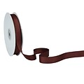 JAM Paper Grosgrain Ribbon, 5/8 Inch Wide x 25 Yards, Chocolate Brown (7896738)