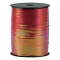 JAM Paper Curling Ribbon, 3/8 Inch Wide x 250 Yards, Metallic Red Ribbon Egg, 12/Pack (01072807b)