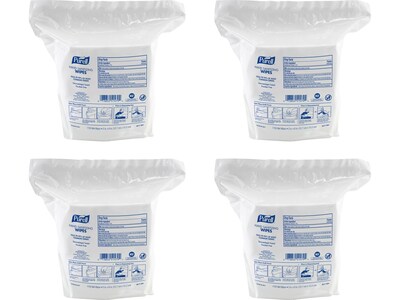 PURELL Hand Sanitizing Wipes, Alcohol Free Formula, 1700 Count Wipes Refill for PURELL High Capacity Wipes Stand, 4/CT (9517-04)