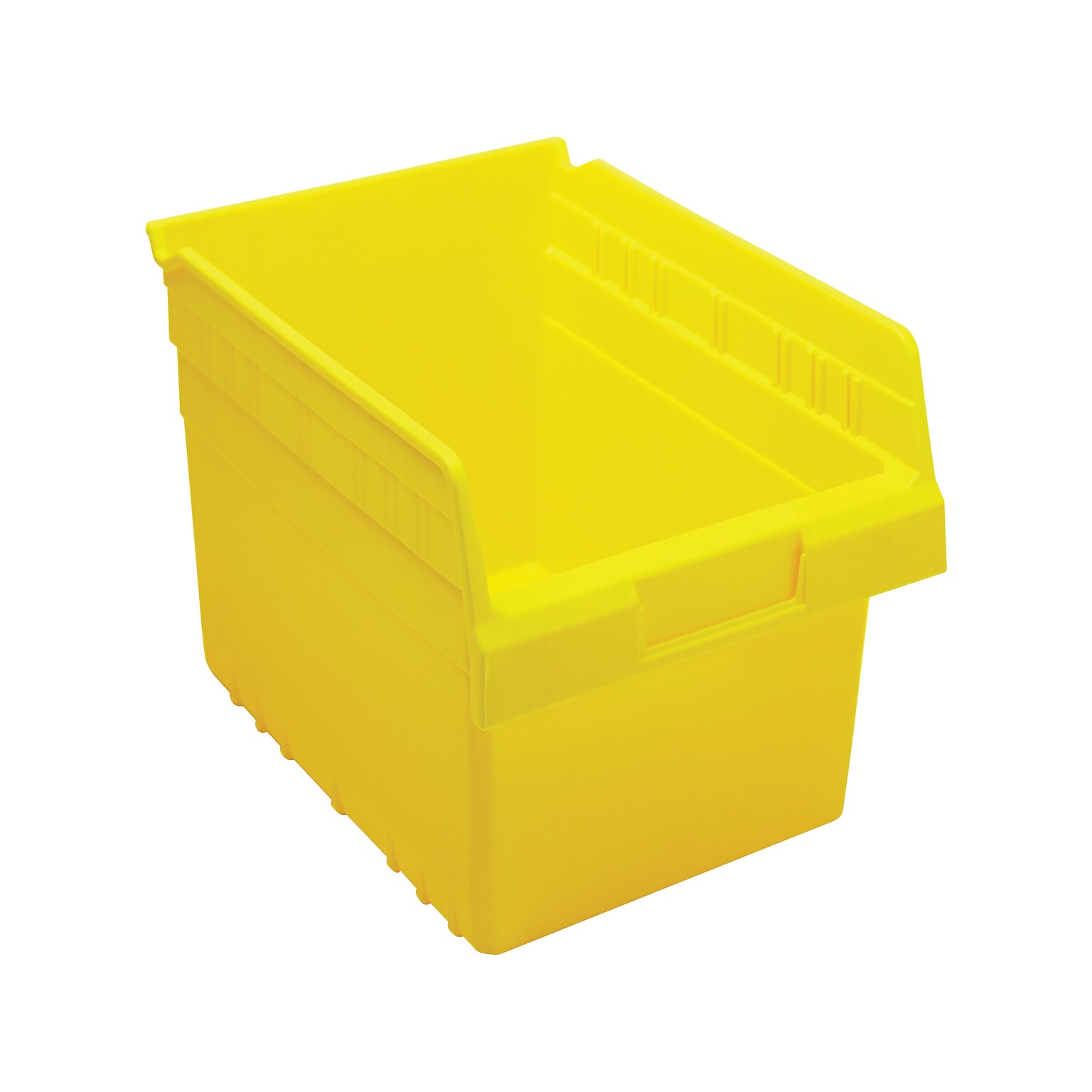 Quantum Storage Systems Store-Max Open Lid Storage Bin, Yellow, 20/Carton (QSB807YLCT)