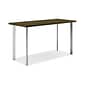 HON Coze 48"W Desk, Florence Walnut and Silver (HONRPL2448FWP6)