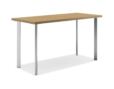 HON Coze 48W Desk, Natural Recon and Silver (HONRPL2448N1P6)