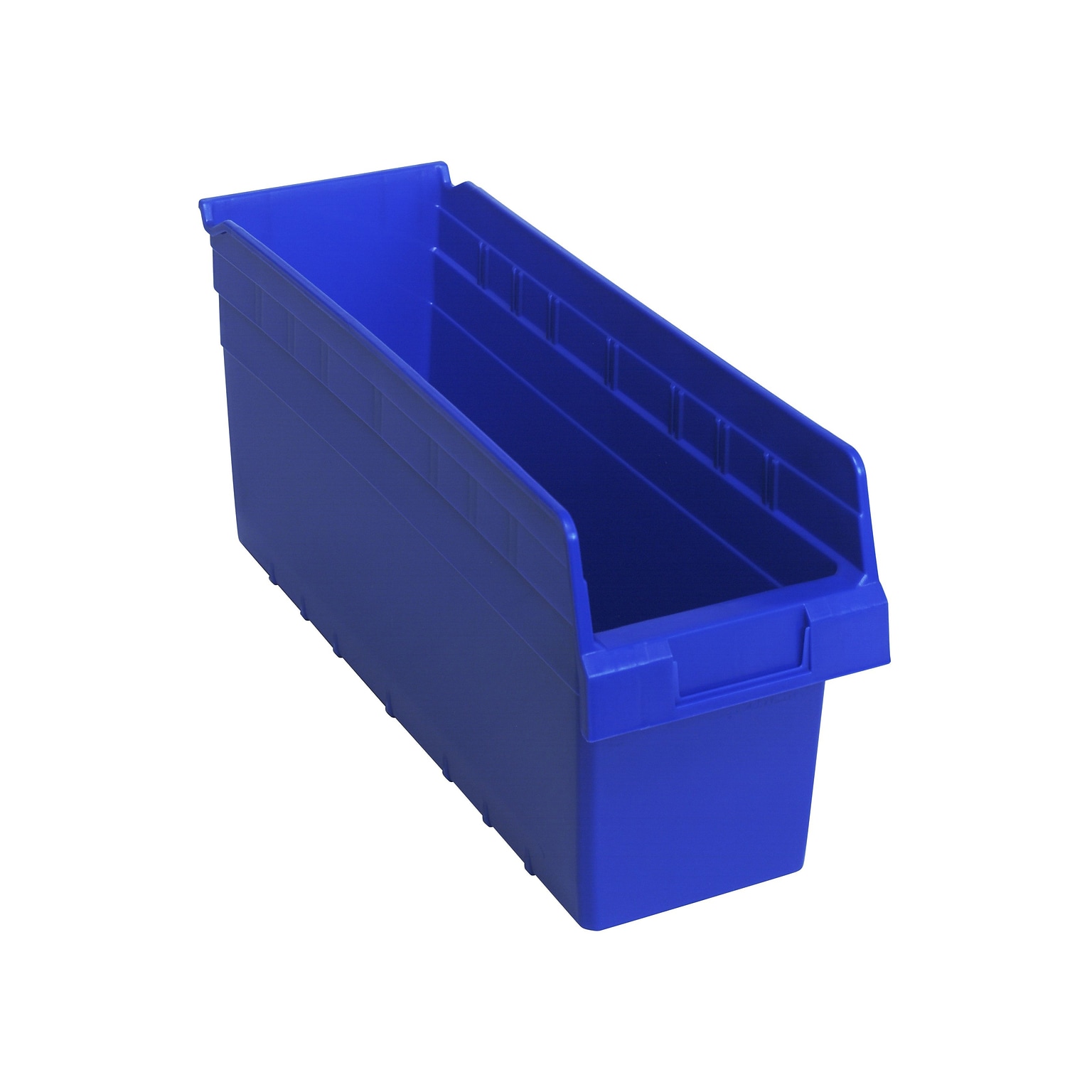Quantum Storage Systems Store-Max Open Lid Storage Bin, Blue, 20/Carton (QSB804BLCS)