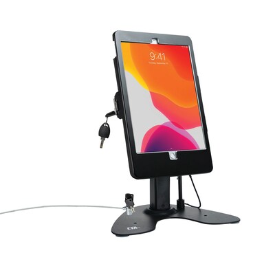 CTA Digital PAD-ASKB10 Dual Security Kiosk Stand with Locking Case and Cable for 10.2-Inch iPad in B