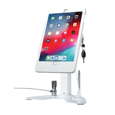 CTA Digital PAD-ASKW10 Dual Security Kiosk Stand with Locking Case and Cable for 10.2-Inch iPad in W