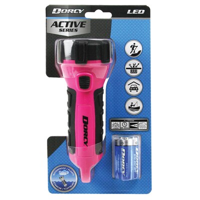 Dorcy 6.5" 55-Lumen Floating Flashlight, Pink (41-2509)