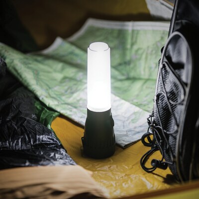 Life+Gear 7.8" 200-Lumen Floating Flashlight and Lantern, Red (41-3744)