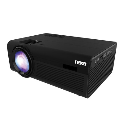 Naxa NVP-2000 150-Inch Home Theater 720p LCD Projector with Bluetooth, Black