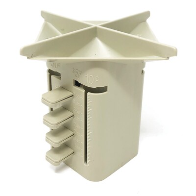 Nadex Coins All-In-One Coin Sorters, 4 Compartments, Tan (NWHNCS81133)