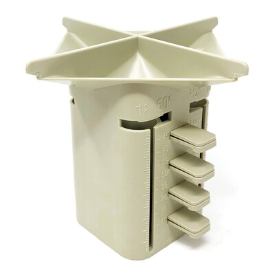 Nadex Coins All-In-One Coin Sorters, 4 Compartments, Tan (NWHNCS81133)
