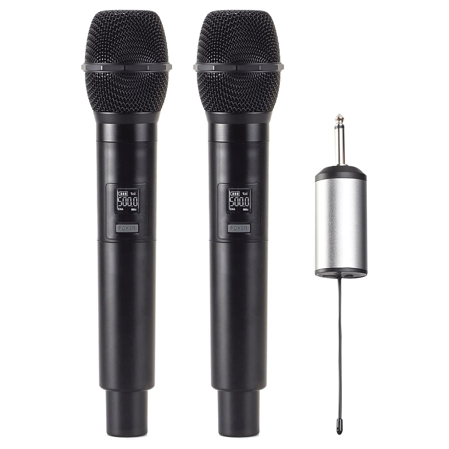 Blackmore Pro Audio BMP-12 Dual Wireless UHF Microphone System, Black