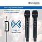 Blackmore Pro Audio BMP-12 Dual Wireless UHF Microphone System, Black