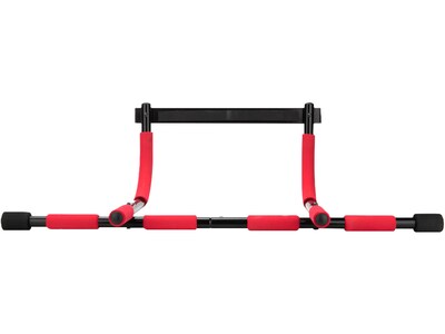 Mind Reader Red Pull-Up Bar for Doorframe, 250 lbs. (PULLUP-RED)
