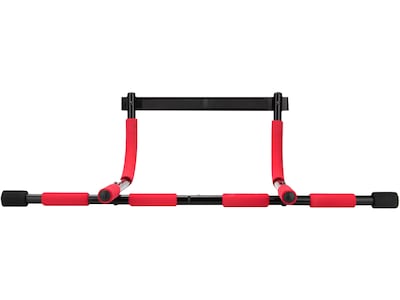 Mind Reader Red Pull-Up Bar for Doorframe, 250 lbs. (PULLUP-RED)