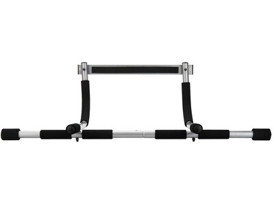 Mind Reader Silver Pull-Up Bar for Doorframe, 250 lbs. (PULLUP-SIL)