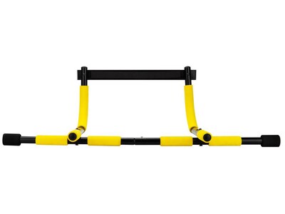 Mind Reader Yellow Pull-Up Bar for Doorframe, 250 lbs. (PULLUP-YLW)