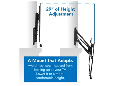 Mount-It! Articulating Wall TV Mount for 42" to 80" TVs (MI-384)