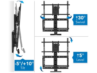 Mount-It! Articulating Wall TV Mount for 42" to 80" TVs (MI-384)