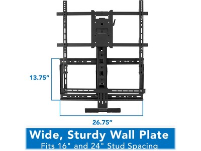 Mount-It! Articulating Wall TV Mount for 42" to 80" TVs (MI-384)