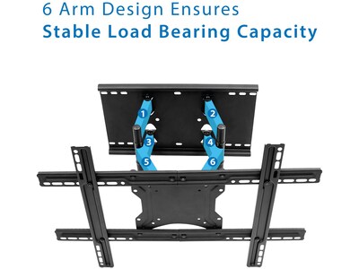 Mount-It! Articulating Wall TV Mount, 132 lbs. Max. (MI-385)