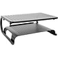 Mount-It! 2-Tier Monitor Stand, Up to 32", Black (MI-7361)