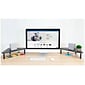 Mount-It! Adjustable Corner Monitor Stand, Up to 32", Black (MI-7362)