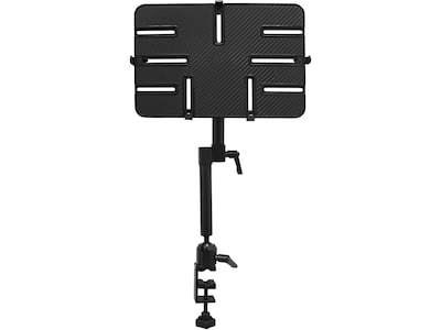 Mount-It! Universal Clamp-On Mount MI-7510 with Full-Motion Dual Arm, Black