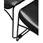 National Public Seating Commercialine 850 Series Ultra Compact Stack Chair, Black, 20 Pack (850-CL/20)