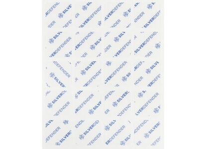 Silver Defender Square Elevator Button Die Cut, 4 x 0.14 Yds., Clear, 100/Pack (DC-001-ES-100)
