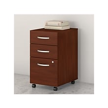 Bush Business Furniture Studio C 3-Drawer Mobile Vertical File Cabinet, Letter/Legal Size, Lockable,