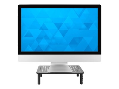 Mount-It! Adjustable Monitor Stand, Up to 32", Black (MI-7363)