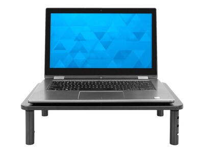 Mount-It! Adjustable Monitor Stand, Up to 32", Black (MI-7363)