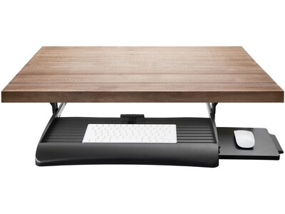 Mount-It! Adjustable Keyboard Shelf, Black (MI-7136)