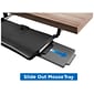 Mount-It! Adjustable Keyboard Shelf, Black (MI-7136)