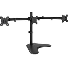 Mount-It! Adjustable Triple Monitor Stand, Up to 32, Black (MI-2789XL)