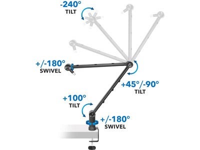 Mount-It! Microphone Boom Arm, Black (MI-7610)