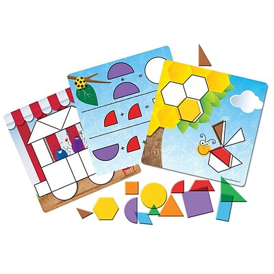 Learning Resources Shapes Dont Bug Me Geometry Activity Set