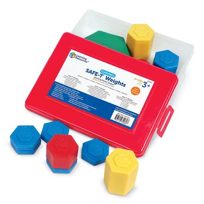 Learning Resources 13-Piece Customary SAFE-T Weight Set (32060)
