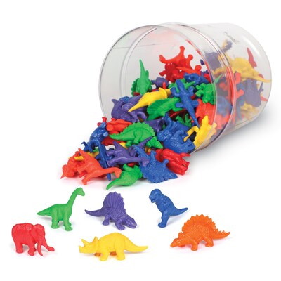 Learning Resources Mini Dino Counters, Pack of 108 (LER0710)