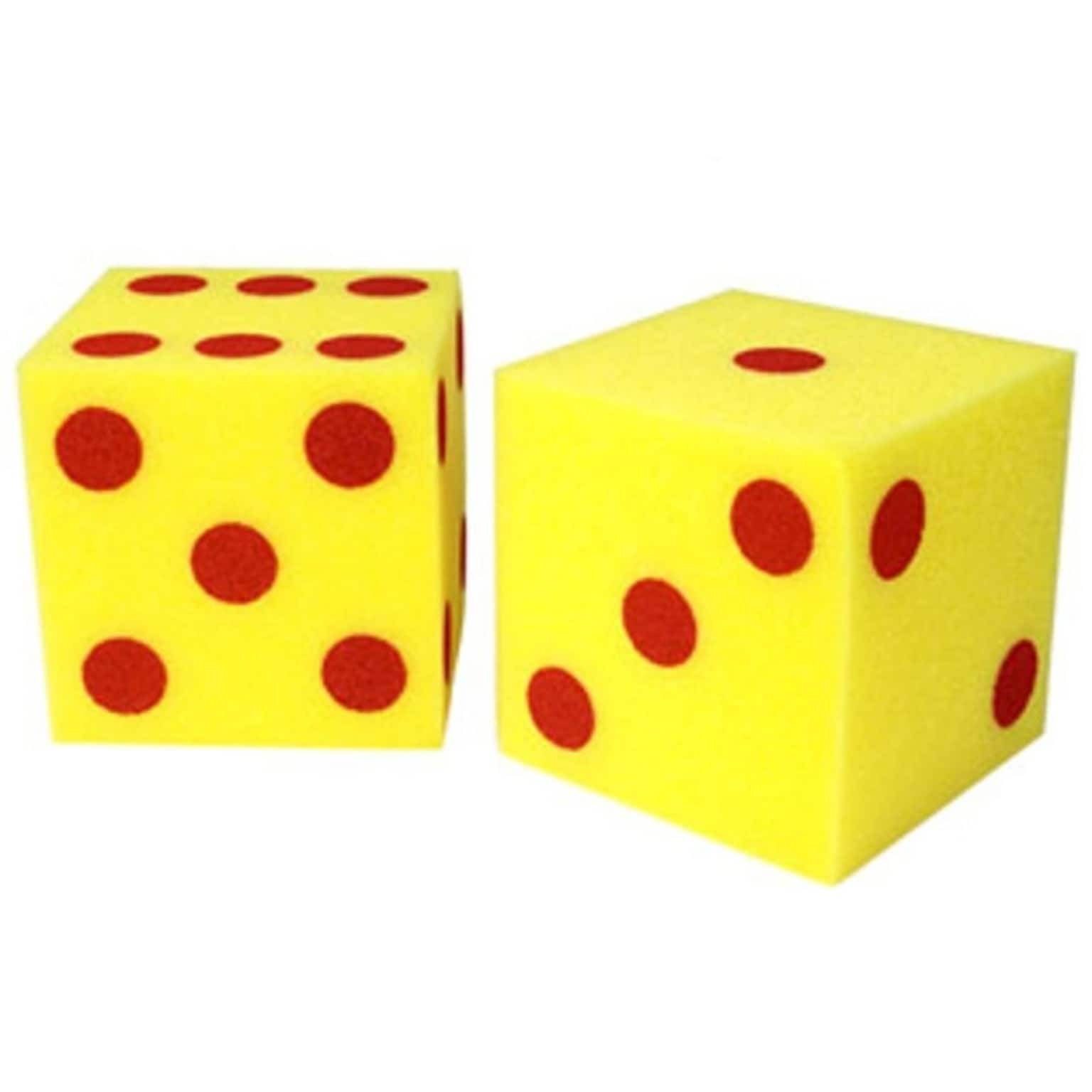 Learning Resources Giant Soft Dot Cubes Set, 2/Pack (LER0411)