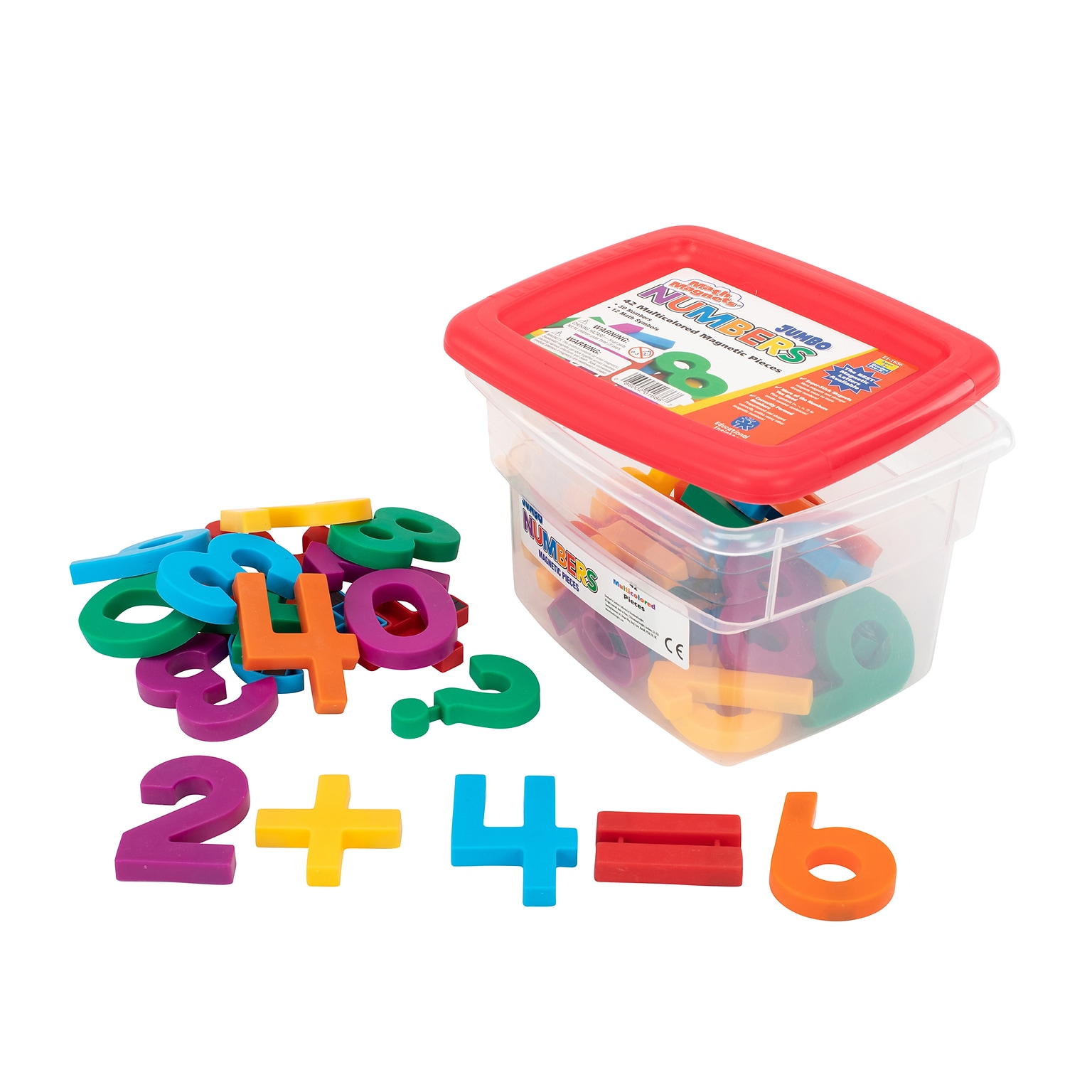 Educational Insights MathMagnet Jumbo Multi Colored Magnet (1686)