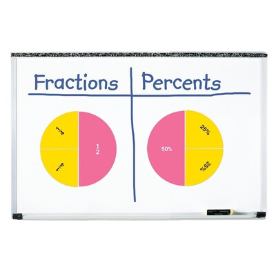 Learning Resources Double-Sided Magnetic Fraction Circles (LER1616)