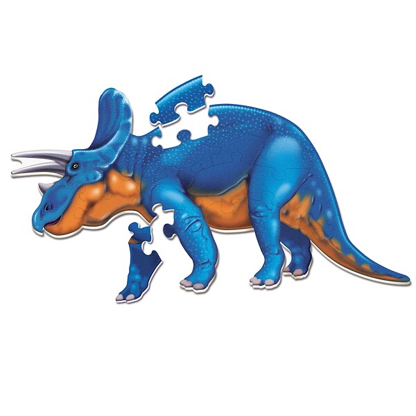 Learning Resources Jumbo Dinosaur Floor Puzzle, Triceratops