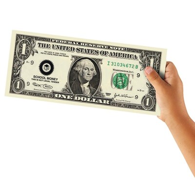 Learning Resources Double-Sided Magnetic Money, Set of 45 (LER5080)