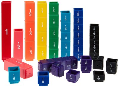 Learning Resources Fraction Tower Fraction Cubes (LER2510)