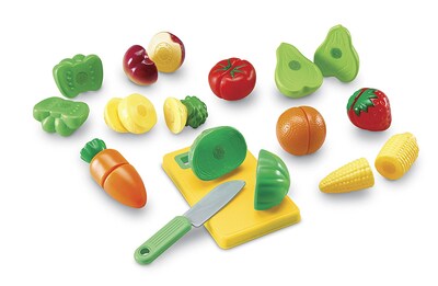 Learning Resources Pretend Play, Sliceable Fruits & Veggies